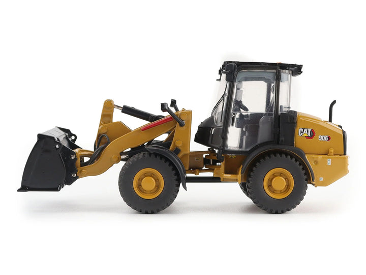 CAT Caterpillar 906 Compact Wheel Loader Yellow with Operator "High Line Series" 1/50 Diecast Model by Diecast Masters image 2