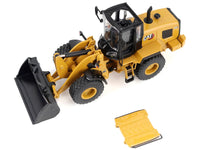 CAT Caterpillar 930 Wheel Loader with Operator Yellow "High Line" Series 1/50 Diecast Model by Diecast Masters image 2