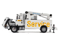 CAT Caterpillar CT660 Auto-Crane Titan 85 Truck with Miller EnPak White "Transport Series" 1/50 Diecast Model by Diecast Masters image 3