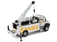 CAT Caterpillar CT660 Auto-Crane Titan 85 Truck with Miller EnPak White "Transport Series" 1/50 Diecast Model by Diecast Masters image 4