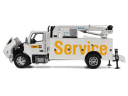 Kenworth T380 Auto-Crane Titan 85 Truck with Miller EnPak White "Transport Series" 1/50 Diecast Model by Diecast Masters image 4