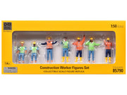"Construction Workers" 7 Piece Figure Set for 1/50 Scale Models by Diecast Masters image 3
