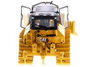 CAT Caterpillar D5 LGP VPAT Track Type Tractor Dozer Yellow with Operator "High Line" Series 1/50 Diecast Model by Diecast Masters image 2