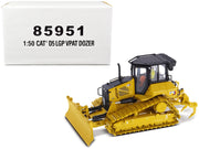CAT Caterpillar D5 LGP VPAT Track Type Tractor Dozer Yellow with Operator "High Line" Series 1/50 Diecast Model by Diecast Masters image 5