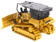 CAT Caterpillar D5 LGP Track Type Tractor Fire Dozer Yellow with Operator "High Line" Series 1/50 Diecast Model by Diecast Masters image 4