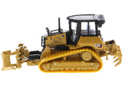 CAT Caterpillar D5 Track-Type Dozer Yellow with Fine Grading Undercarriage and Foldable Blade "High Line Series" 1/87 (HO) Scale Diecast Model by Diecast Masters image 3