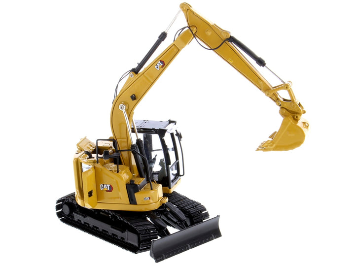 CAT Caterpillar 315 Track Type Hydraulic Excavator Yellow with Operator "High Line" Series 1/50 Diecast Model by Diecast Masters image 2