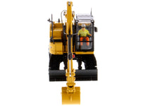 CAT Caterpillar 315 Track Type Hydraulic Excavator Yellow with Operator "High Line" Series 1/50 Diecast Model by Diecast Masters image 3