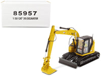 CAT Caterpillar 315 Track Type Hydraulic Excavator Yellow with Operator "High Line" Series 1/50 Diecast Model by Diecast Masters image 5