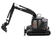 CAT Caterpillar 315 Track Type Hydraulic Excavator Special Black Finish with Operator "High Line" Series 1/50 Diecast Model by Diecast Masters image 3