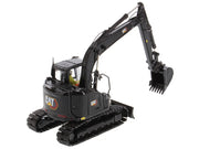 CAT Caterpillar 315 Track Type Hydraulic Excavator Special Black Finish with Operator "High Line" Series 1/50 Diecast Model by Diecast Masters image 4