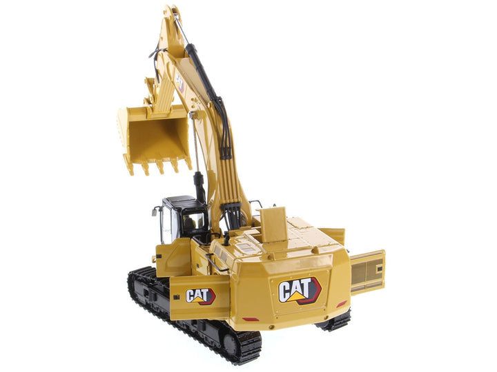 CAT Caterpillar 395 Next Generation Hydraulic Excavator "Mass Excavation Version" Yellow "High Line Series" 1/50 Diecast Model by Diecast Masters image 2
