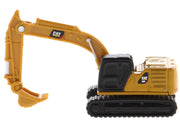 CAT Caterpillar 320 Hydraulic Excavator Yellow "Micro-Constructor" Series Diecast Model by Diecast Masters image 3