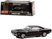 1971 Plymouth Barracuda Black "John Wick: Chapter 4" (2023) Movie "Hollywood" Series 1/43 Diecast Model Car by Greenlight image 2