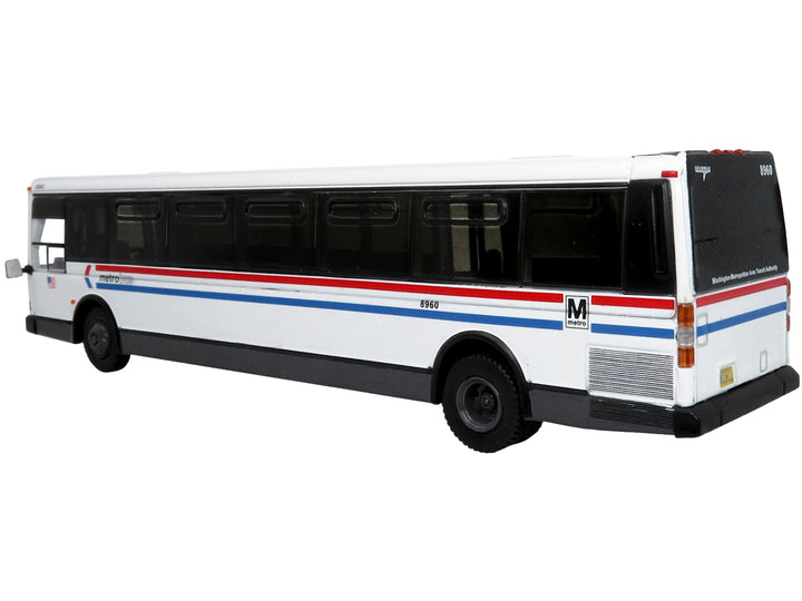 1980 Grumman 870 Advanced Design Transit Bus WMATA (Washington Metropolitan Area Transit Authority) Metro Bus "16S Pentagon" "Vintage Bus & Motorcoach Collection" 1/87 Diecast Model by Iconic Replicas image 2