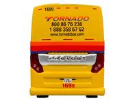 Prevost H3-45 Coach Bus "Tornado Bus Company" Yellow with Graphics Limited Edition 1/87 (HO) Diecast Model by Iconic Replicas image 5