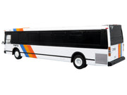 1980 Grumman 870 Advanced Design Transit Bus "MARTA Atlanta" White with Stripes "Vintage Bus & Motorcoach Collection" Limited Edition 1/87 (HO) Diecast Model by Iconic Replicas image 3