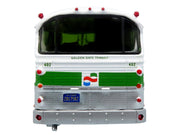 1964 MCI MC-5A Coach Bus "Golden Gate Transit" White with Green Stripes "Vintage Bus & Motorcoach Collection" Limited Edition to 504 pieces Worldwide 1/87 (HO) Diecast Model by Iconic Replicas image 5