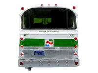 1964 MCI MC-5A Coach Bus "Golden Gate Transit" White with Green Stripes "Vintage Bus & Motorcoach Collection" Limited Edition to 504 pieces Worldwide 1/87 (HO) Diecast Model by Iconic Replicas image 5