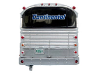 1964 MCI MC-5A Coach Bus "Continental Air Transport" Silver with Blue Stripes "Vintage Bus & Motorcoach Collection" Limited Edition to 504 pieces Worldwide 1/87 (HO) Diecast Model by Iconic Replicas image 4