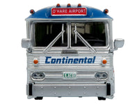 1964 MCI MC-5A Coach Bus "Continental Air Transport" Silver with Blue Stripes "Vintage Bus & Motorcoach Collection" Limited Edition to 504 pieces Worldwide 1/87 (HO) Diecast Model by Iconic Replicas image 5