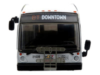 Nova Bus LFSH Hybrid Transit Bus "MTA Maryland" White with Red and Yellow Graphics "The Bus & Motorcoach Collection" Limited Edition to 504 pieces Worldwide 1/87 (HO) Diecast Model by Iconic Replicas image 4