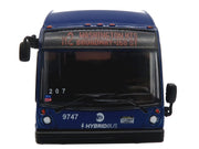 Nova Bus LFSH HEV Hybrid Transit Bus "MTA New York City" Blue with Yellow Graphics Limited Edition to 504 pieces Worldwide 1/87 (HO) Diecast Model by Iconic Replicas image 4