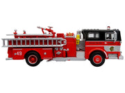 1974 Ward LaFrance Fire Engine "Chicago Fire Department - Engine 49" Red with Black Top "5 Alarm" Series Limited Edition 1/87 (HO) Diecast Model by Iconic Replicas image 2