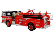 1974 Ward LaFrance Fire Engine "Chicago Fire Department - Engine 49" Red with Black Top "5 Alarm" Series Limited Edition 1/87 (HO) Diecast Model by Iconic Replicas image 3