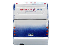 MCI D4520 Commuter Coach Bus "Jefferson Lines" White with Blue Graphics "The Bus & Motorcoach Collection" Limited Edition to 504 pieces Worldwide 1/87 (HO) Scale Diecast Model by Iconic Replicas image 5