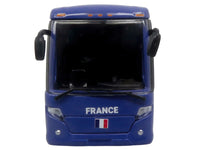 Scania Touring HD Coach Bus "France National Football Team" Blue with Graphics "International Federation of the Global Game" Series Limited Edition to 504 pieces Worldwide 1/87 (HO) Diecast Model by Iconic Replicas image 4