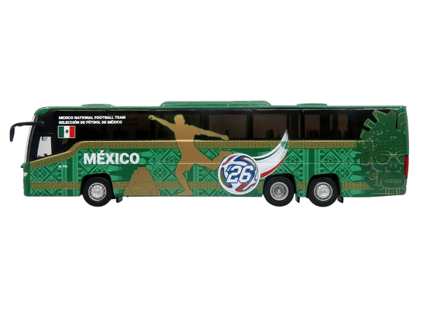 Scania Touring HD Coach Bus "Mexico National Football Team" Green with Graphics "International Federation of the Global Game" Series Limited Edition to 504 pieces Worldwide 1/87 (HO) Diecast Model by Iconic Replicas image 2