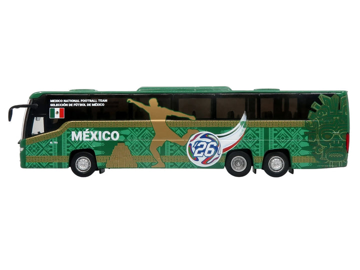 Scania Touring HD Coach Bus "Mexico National Football Team" Green with Graphics "International Federation of the Global Game" Series Limited Edition to 504 pieces Worldwide 1/87 (HO) Diecast Model by Iconic Replicas image 2