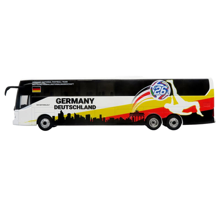 Daimler Tourrider Coach Bus "Germany National Football Team" White with Graphics "International Federation of the Global Game" Series Limited Edition to 504 pieces Worldwide 1/87 (HO) Diecast Model by Iconic Replicas image 2