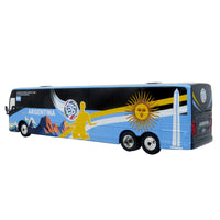 Prevost X3-45 Coach Bus "Argentina National Football Team" Blue with Graphics "International Federation of the Global Game" Series Limited Edition to 504 pieces Worldwide 1/87 (HO) Diecast Model by Iconic Replicas image 3