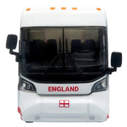 MCI D4520 Coach Bus "England National Football Team" White with Graphics "International Federation of the Global Game" Series Limited Edition to 504 pieces Worldwide 1/87 (HO) Diecast Model by Iconic Replicas image 4