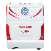 MCI D4520 Coach Bus "England National Football Team" White with Graphics "International Federation of the Global Game" Series Limited Edition to 504 pieces Worldwide 1/87 (HO) Diecast Model by Iconic Replicas image 5
