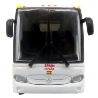 Daimler Tourrider Coach Bus "Spain National Football Team" Yellow with Graphics "International Federation of the Global Game" Series Limited Edition to 504 pieces Worldwide 1/87 (HO) Diecast Model by Iconic Replicas image 4