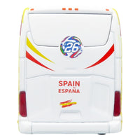 Daimler Tourrider Coach Bus "Spain National Football Team" Yellow with Graphics "International Federation of the Global Game" Series Limited Edition to 504 pieces Worldwide 1/87 (HO) Diecast Model by Iconic Replicas image 5