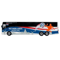 Van Hool CX-45 Coach Bus "Netherlands National Football Team" White with Graphics "International Federation of the Global Game" Series Limited Edition to 504 pieces Worldwide 1/87 (HO) Diecast Model by Iconic Replicas image 2