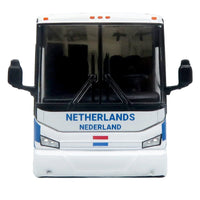 Van Hool CX-45 Coach Bus "Netherlands National Football Team" White with Graphics "International Federation of the Global Game" Series Limited Edition to 504 pieces Worldwide 1/87 (HO) Diecast Model by Iconic Replicas image 4