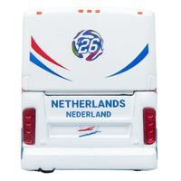 Van Hool CX-45 Coach Bus "Netherlands National Football Team" White with Graphics "International Federation of the Global Game" Series Limited Edition to 504 pieces Worldwide 1/87 (HO) Diecast Model by Iconic Replicas image 5