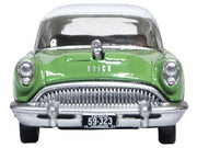 1954 Buick Century Estate Wagon Willow Green and White 1/87 (HO) Scale Diecast Model Car by Oxford Diecast image 2