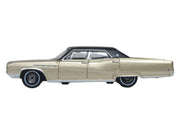 1968 Buick Electra 225 Ivory Gold Metallic with Black Top and White Interior 1/87 (HO) Scale Diecast Model Car by Oxford Diecast image 2