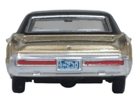 1968 Buick Electra 225 Ivory Gold Metallic with Black Top and White Interior 1/87 (HO) Scale Diecast Model Car by Oxford Diecast image 4