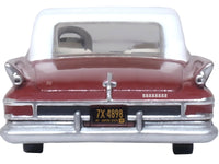 1961 Chrysler 300 Convertible (Closed Top) Cinnamon Brown Metallic with White Top 1/87 (HO) Scale Diecast Model Car by Oxford Diecast image 3