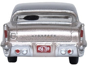 1957 Cadillac Eldorado Brougham Sandalwood Beige Metallic with Silver Top 1/87 (HO) Scale Diecast Model Car by Oxford Diecast image 2