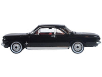 Oxford Diecast 1963 Chevrolet Corvair Coupe Tuxedo Black red interior 1:87 87CH63004, product image 1