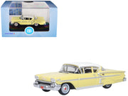 1958 Chevrolet Impala Sport Colonial Cream with Snowcrest White Top 1/87 (HO) Scale Diecast Model Car by Oxford Diecast image 4