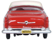 1955 Chrysler New Yorker Deluxe St. Regis Tango Red and Platinum Metallic 1/87 (HO) Scale Diecast Model Car by Oxford Diecast image 3
